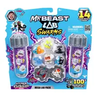 Set 14 figurine Mr Beast Mega Lab Swarms Test