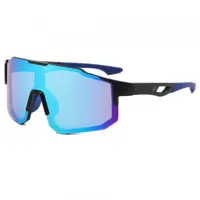 Ochelari De Ciclism Unisex Techsuit 9337, Protectie UV, Negri Albastri