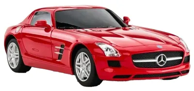 Mașină controlată radio cu volan Rastar - Mercedes-Benz SLS 47600-8, 1:14, roşie