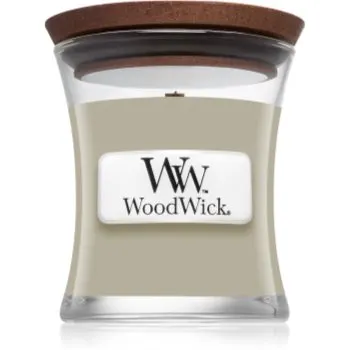Woodwick Fireside Au Coin Du Feu lumânare parfumată cu fitil din lemn