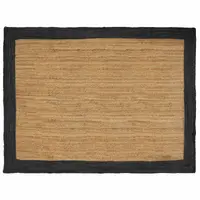 vidaXL Covor de zonă Gri închis 200 x 290 cm Iută