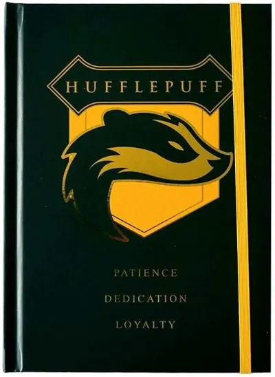 Caiet cu semn de cărți CineReplicas Movies: Harry Potter - Hufflepuff, A5