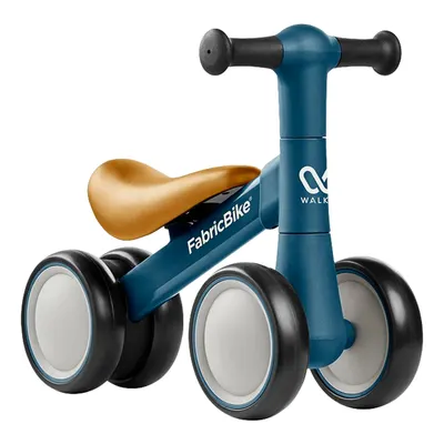 Walker - Bicicletă de echilibru pentru bebeluși 10-24 luni, 4 roți. Navy