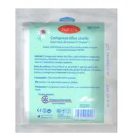 Comprese sterile din tifon 10cm x 8cm, 50 straturi, Narcis
