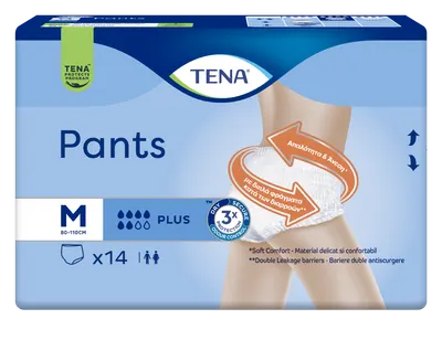 Scutece pentru adulti Pants Plus M, 14 bucati, Tena