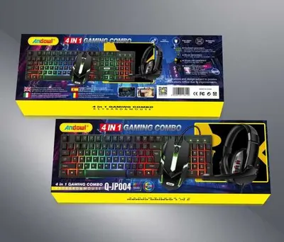 Set Gaming 4 în 1, Andowl Q-JP004