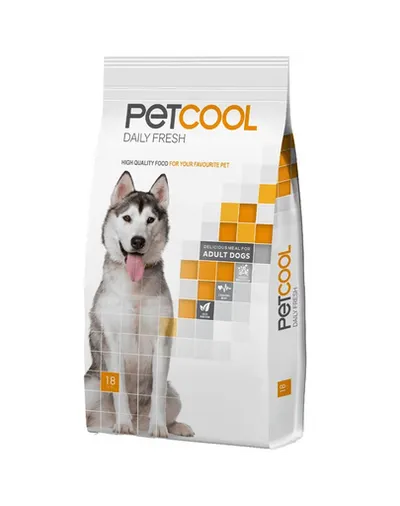 Hrană uscată câini adulți PETCOOL Daily Fresh 18 kg