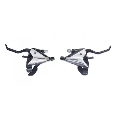 Set Maneta Schimbator Frana Shimano St-Ef65-2a , 9x3 Vit. ,cablu 2050 1800mm, Ot .v-Brake