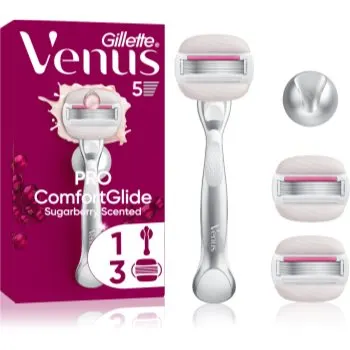 Gillette Venus PRO ComfortGlide Sugarberry epilator pentru femei cu suport pentru duș