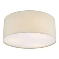 Lampa tavan Cierro 3 Light Flush Taupe With Diffuser 40cm