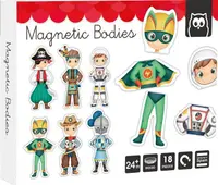 Puzzle magnetic educativ din lemn