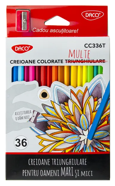 Creioane color, 36culori/set, Daco