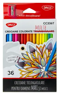 Creioane color, 36culori/set, Daco
