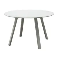 Masă de grădină rotundă din metal ø 120 cm Auke – WOOOD