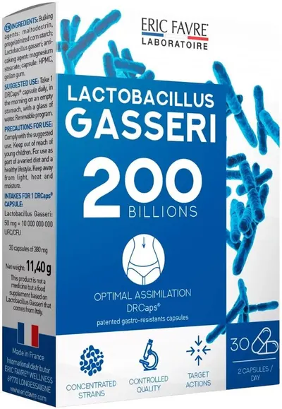 Lactobacillus gasseri, 30 capsule, Eric Favre