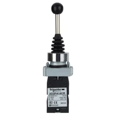 Joystick controller, Easy Harmony XB2, plastic, 22mm, 4 directii, cu retinere, 4NO