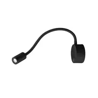 Corp iluminat de perete, aplica, DIO FLEX PLATE display lumini, LED-negru interior montat pe suprafata de perete lumina, negru, 4000K,
