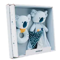 Set cadou bebe - zornaitoare si paturica moale de atasament Koala, de la 0 luni