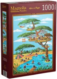 Puzzle Magnolia din 1000 piese - Oază