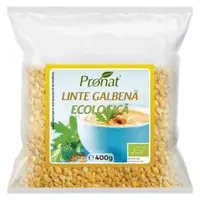 Linte Galbena BIO, 400 g, Pronat