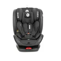 Scaun auto pentru copii Lorelli Ares Black i-Size, isofix, anti rebound bar, rotativ, 40-150 cm, 0 luni-12 ani