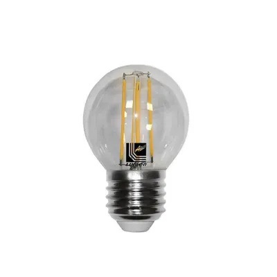 Bec sferic transparent cu LED COG E27 4W (≈48w) lumina calda 480lm L 74mm