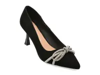 Pantofi eleganti FLAVIA PASSINI negri, Q1757, din piele intoarsa