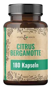 Bergamotă, 11250 mg, 180 capsule, Sports & Health Solutions