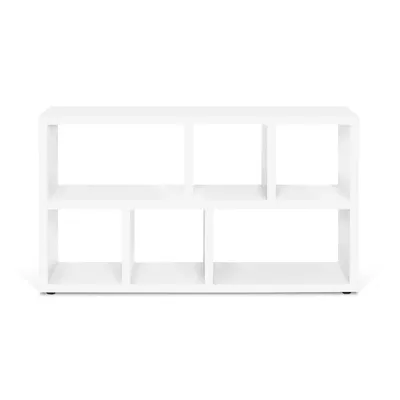 Bibliotecă albă 150x83 cm Berlin – TemaHome