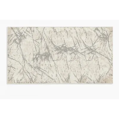 Covor Modern, Elegant, 300x400cm, gros si pufos, SHINNY V1, Gri/Alb