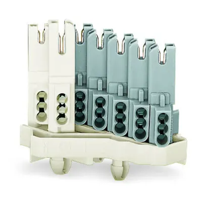 Female connector; 6-pole; 1,00 mm²; white