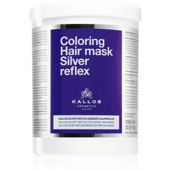 Kallos Coloring Hair Mask Silver Reflex Masca de par neutralizeaza tonurile de galben