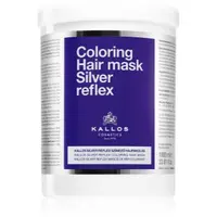 Kallos Coloring Hair Mask Silver Reflex Masca de par neutralizeaza tonurile de galben