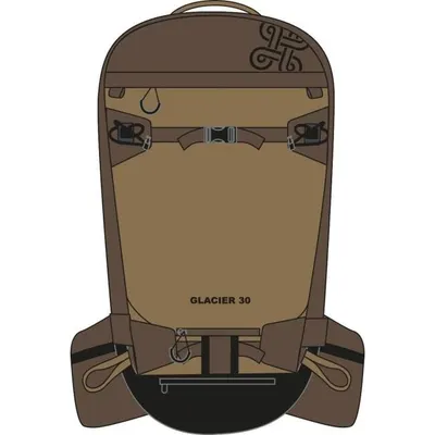 Rucsac KILPI Glacier, 30L, Bej