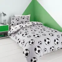 Lenjerie de pat pentru copii din flanelă pentru pătuț 120x150 cm Football – Catherine Lansfield