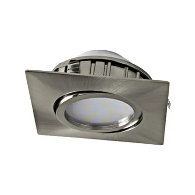 Pineda square 6W 3000K nickel-matt IP20