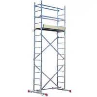 Schela mobila din aluminiu Krause Corda 0,6 x 1,5m, aluminiu, inaltime lucru 5m (A+B)