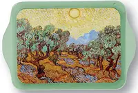 Tavita din metal - Vincent Van Gogh Oliviers Avec Ciel
