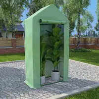 Gossi sera cu cadru din otel, 0,5 m2, 1 x 0,5 x 1,9 cm