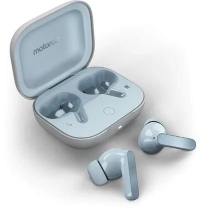 Căști wireless Motorola - Moto Buds, TWS, ANC, Glacier Blue