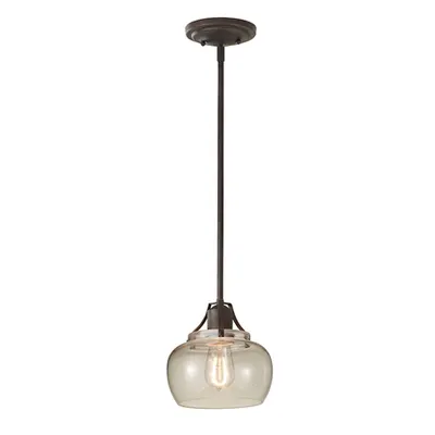 Lampa suspendata Urban Renewal 1 Light Mini Pendant – Rustic Iron