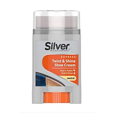 Crema Lichida pentru Pantofi cu Aplicator, Silver, Neutru, 50 ml x 6 Bucati