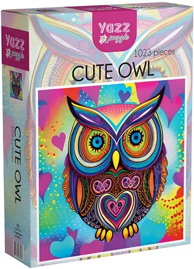 Puzzle Yazz Puzzle din 1023 piese - Bufniță drăguță