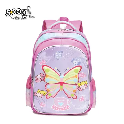 Ghiozdan neechipat 3D butterfly, 41x31x24 cm, S-COOL