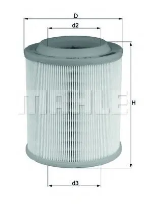 Filtru aer MAHLE ORIGINAL LX 1275