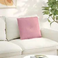 vidaXL Perna pentru spate Roz 50 x 45 cm Țesătură din corduroy