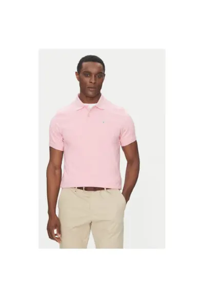 Tricou polo barbati MML0358PI51 - Bumbac - Roz - Roz