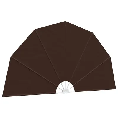 vidaXL Ecran de intimitate pentru balcon Ø 400 cm Poliester Maro