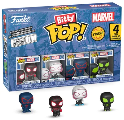 Set de figurine mini Funko Bitty POP! Marvel: Spider-Man - 4 Pack (Series 2)