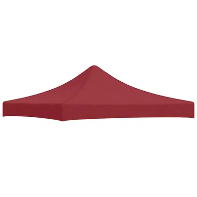vidaXL Acoperiș pentru cort de petrecere, vișiniu, 3x3 m, 270 g/m²